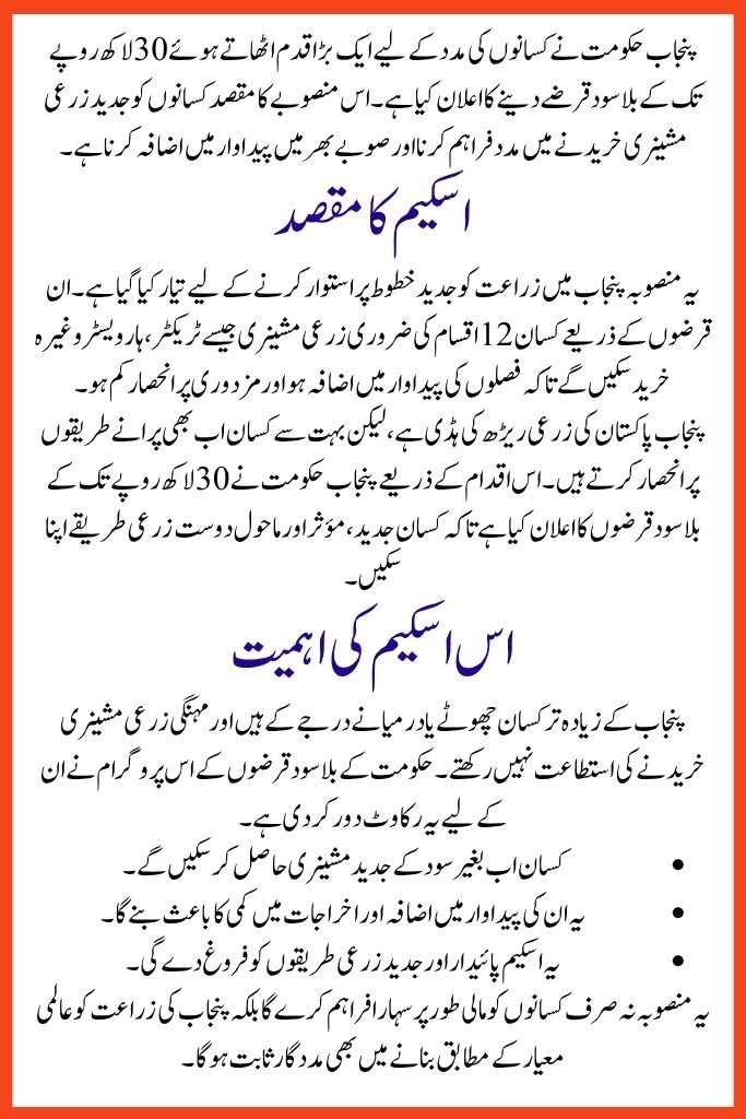 Punjab Govt Announces Interest-Free Loans up to Rs30 Million