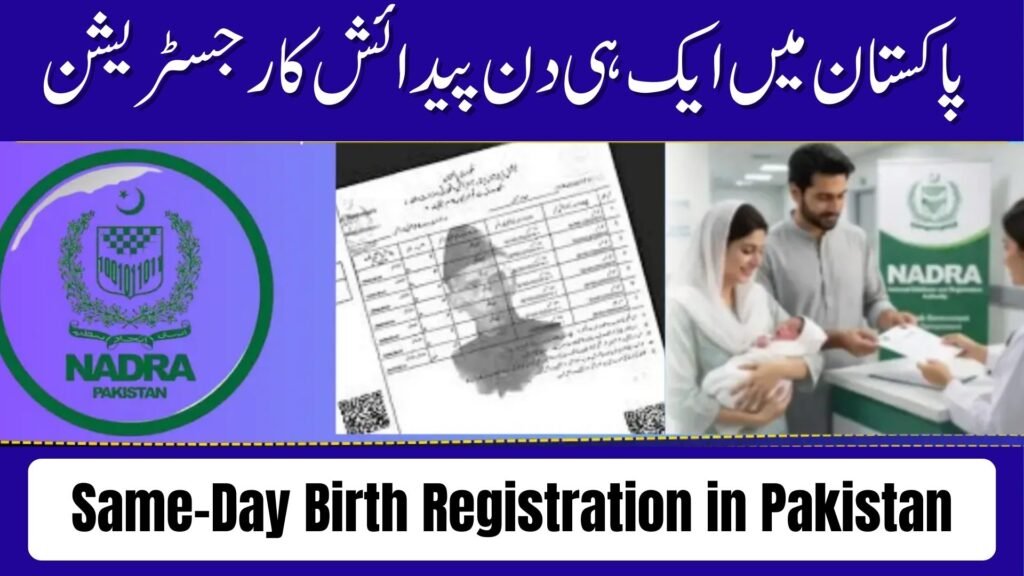 Same-Day Birth Registration in Pakistan